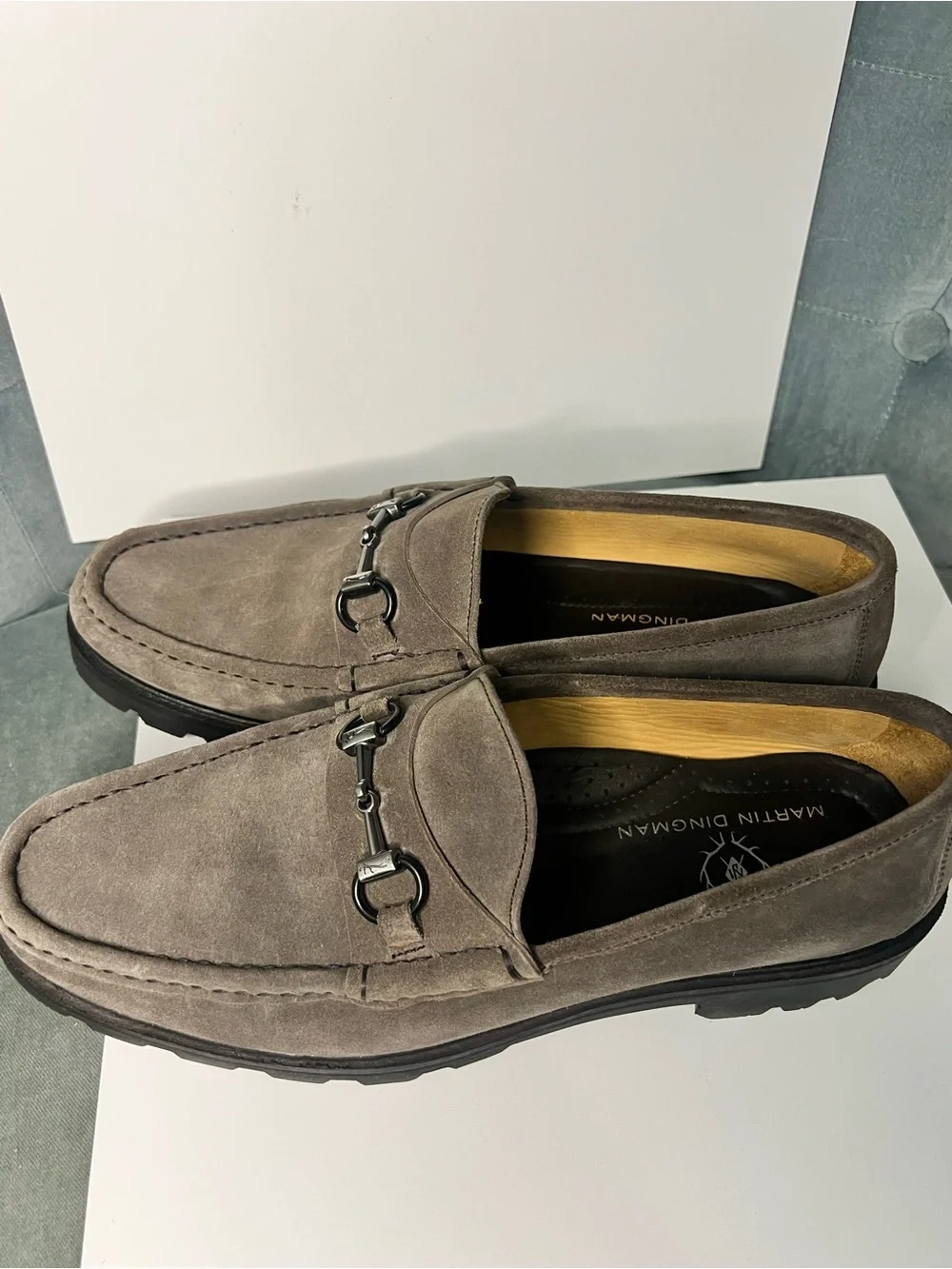 Martin Dingman Men’s Loafers Size 9.5 Shoes Made In Brazil 520281M